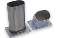 Load image into Gallery viewer, Granatelli Single 3" Electronic Exhaust Oval Cutout Kit – Stainless Weld-In (313530)