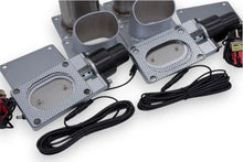Load image into Gallery viewer, Granatelli Motor Sports Electronic Exhaust Oval Cutout Kit 313530D - Stainless Steel Weld-In