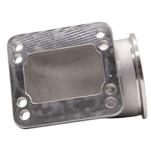 Load image into Gallery viewer, Granatelli Motor Sports Turbo Adapter, 90^ Cast Elbow. 3.0" V-Band to T3/T4 Housing, Threaded