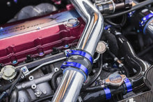 Load image into Gallery viewer, Granatelli Blue Billet Aluminum Hose Clamp 42mm–44mm (Approx. 1.65"–1.73") – 971150B