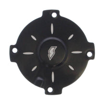 Load image into Gallery viewer, Granatelli Motor Sports Black Billet Fan Cover - SPAL, Flower