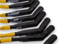 Load image into Gallery viewer, 12 inch Yellow "0 ohm" High Performance Spark Plug Wires With Ceramic Boots 28-1629-CBY