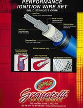 Load image into Gallery viewer, Granatelli GM LS &amp; LT 0-Ohm 10" Red Performance Spark Plug Wires – 28-1545S-R