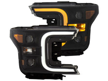 Load image into Gallery viewer, Anzo Ford F-150 18-19 Led Projector Plank Style Switchback H.L. Black Amber