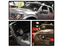 Load image into Gallery viewer, Spyder 7 Inch HID 4x4 fog lights Black/Red Housing w/wiring W/Switch-