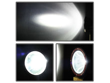 Load image into Gallery viewer, Spyder 7 Inch HID 4x4 fog lights Black/Red Housing w/wiring W/Switch-