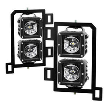 Load image into Gallery viewer, Spyder Dodge Ram 2013-2018 1500 Only Full LED Fog Lights W/Bracket and Universial Switch- Clear 9045424