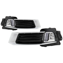 Load image into Gallery viewer, xTune 18-19 Cadillac XTS LED DRL Switch Back w/ Signal Fog Lights w/Cover Chrome FL-JH-CXTS13-LED-C 9946400