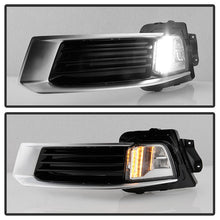 Load image into Gallery viewer, xTune 18-19 Cadillac XTS LED DRL Switch Back w/ Signal Fog Lights w/Cover Chrome FL-JH-CXTS13-LED-C 9946400