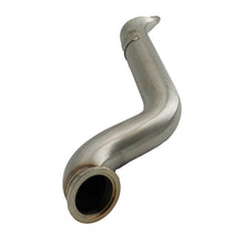 Load image into Gallery viewer, D Series Tear Drop Hood Exit Up Pipe Dump Tube For Top Mount Turbo Manifold Outlet