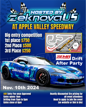 Load image into Gallery viewer, Apple Valley Speedway November 10th Event