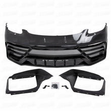 Load image into Gallery viewer, Half Carbon Fiber Front Bumper for Porsche Cayman 718 Gen 16-18