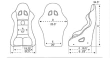 Load image into Gallery viewer, SPDZ1 XL Legend Series Color Shift Bucket Seats