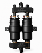 Load image into Gallery viewer, Granatelli Dual Fuel Pump Mounting Bracket Kit – Billet Aluminum -GM822B