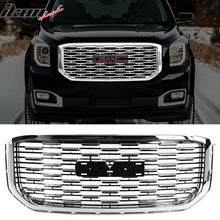 Load image into Gallery viewer, 2015-2020 GMC Yukon Denali Style Chrome Front Bumper Upper Grille ABS