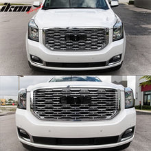 Load image into Gallery viewer, 2015-2020 GMC Yukon Denali Style Chrome Front Bumper Upper Grille ABS