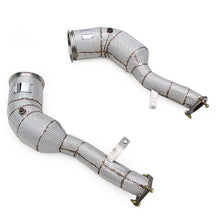 Load image into Gallery viewer, Catted Free Flow Stainless Steel Down Pipes for Porsche Macan Turbo GTS