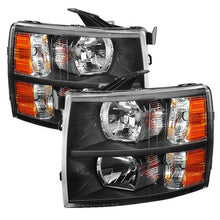 Load image into Gallery viewer, SPYDER Xtune Chevy Silverado 07-13 Crystal Headlights Black HD-JH-CS07-AM-BK 5076991
