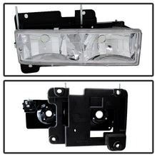 Load image into Gallery viewer, SPYDER Xtune GMC Yukon 94-99 Headlights w/ Corner &amp; Parking Lights 8pcs Sets -Chrome HD-JH-GCK94-AM-C-SET 9034435