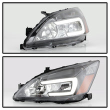 Load image into Gallery viewer, xTune Honda Accord 03-07 2/4Dr LED DRL Crystal Headlights - OE Black HD-JH-HA03-LED-BK 9949425