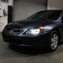 Load image into Gallery viewer, xTune Honda Accord 03-07 2/4Dr LED DRL Crystal Headlights - OE Black HD-JH-HA03-LED-BK 9949425
