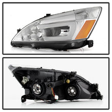 Load image into Gallery viewer, xTune Honda Accord 03-07 2/4Dr LED DRL Crystal Headlights - OE Chrome HD-JH-HA03-LED-C 9949418