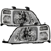 Load image into Gallery viewer, SPYDER 97-01 Honda CR-V Halogen OEM Style Headlight - Set - Chrome (HD-JH-HCRV97-C) 9054754