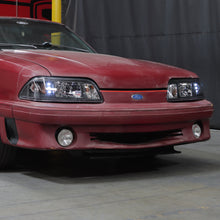 Load image into Gallery viewer, Spyder Ford Mustang 87-93 1PC LED (Replaceable LEDs)Crystal Headlights Black HD-YD-FM87-1PC-LED-BK 5012531