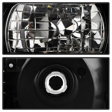 Load image into Gallery viewer, Spyder Ford Mustang 87-93 1PC LED (Replaceable LEDs)Crystal Headlights Black HD-YD-FM87-1PC-LED-BK 5012531