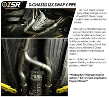 Load image into Gallery viewer, ISR LS Swap Y-Pipe for Nissan 240sx S13 S14 S-Chassis - Off-Road Competition Use Only