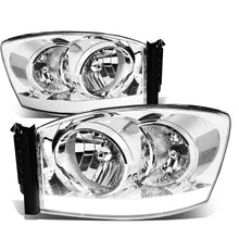 Load image into Gallery viewer, 06-09 Dodge Ram LED DRL Chrome Headlights - Clear Corner H13