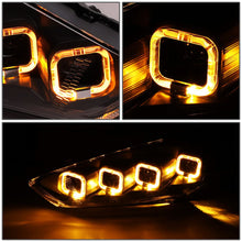 Load image into Gallery viewer, 2015-2018 Ford Focus Sequential Halo Projector Headlights Black