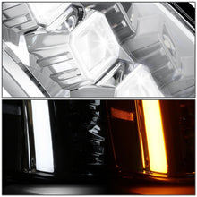 Load image into Gallery viewer, 2007-2014 Cadillac Escalade Projector LED Switchback Headlights Chrome