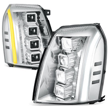 Load image into Gallery viewer, 2007-2014 Cadillac Escalade Projector LED Switchback Headlights Chrome