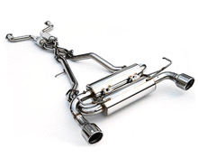 Load image into Gallery viewer, Invidia Gemini Rolled Stainless Tips Cat Back Nissan 350z 2003-2009 | HS02N3ZGIS