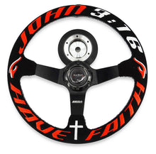 Load image into Gallery viewer, Have Faith Steering Wheel + Hub Adapter Kit For  BMW E46 M3 316 318 320 323 325 328 330 Mini Cooper