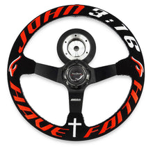 Load image into Gallery viewer, Have Faith Infiniti G35 G37 Suede 3"Deep Dish Steering Wheel + Quick Release Short Hub Adapter