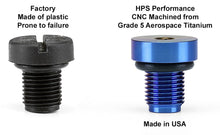 Load image into Gallery viewer, HPS Performance Titanium Coolant Bleed Screw for Toyota Supra MK5 Turbo A90