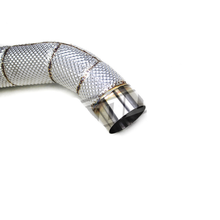 Load image into Gallery viewer, Stainless Catted Downpipe Heat Shield for BMW M5 F90 4.4T