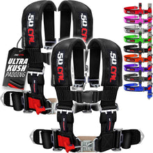 Load image into Gallery viewer, Pro Series 3" 4 point Latch Harness 50 Caliber Racing