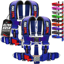 Load image into Gallery viewer, 2" 5 point Pro Series Latch Harness 50 Caliber Racing Harness