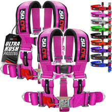 Load image into Gallery viewer, 3" 5 point Pro Series Latch Harness 50 Caliber Racing Harness