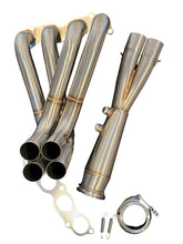 Load image into Gallery viewer, SPDZ1 K Series K20 K24 Megaphone Pipe Header Exhaust 3" 4-1 Tri-Y EK EG DC2 Civic V Band Down Pipe