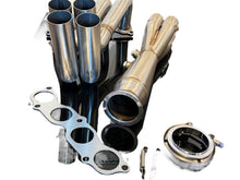 Load image into Gallery viewer, SPDZ1 K Series K20 K24 Megaphone Pipe Header Exhaust 3" 4-1 Tri-Y EK EG DC2 Civic V Band Down Pipe