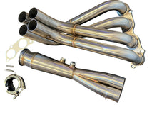 Load image into Gallery viewer, SPDZ1 K Series K20 K24 Megaphone Pipe Header Exhaust 3" 4-1 Tri-Y EK EG DC2 Civic V Band Down Pipe
