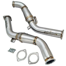 Load image into Gallery viewer, Spool VR30DDTT Full 4 Inch Downpipes Upgrade [Race Downpipes] | Infiniti Q50 Q60 RZ34 [VR30]