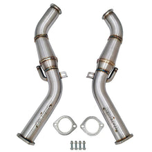 Load image into Gallery viewer, Spool VR30DDTT Full 4 Inch Downpipes Upgrade [Race Downpipes] | Infiniti Q50 Q60 RZ34 [VR30]