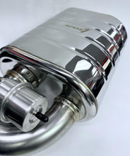 Load image into Gallery viewer, SPDZ1 Universal Valved Performance Muffler Kit – High-Flow 2.5" Valve-Controlled Exhaust System (Quiet &amp; Loud Modes)
