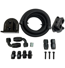 Load image into Gallery viewer, For 2011-22 Ford 5.0 / 5.2 Coyote Oil Filter Relocation Kit Mustang GT / 150 GT350, &amp; GT500