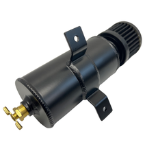 Load image into Gallery viewer, Pro Series Baffled 10AN Oil Catch Can Hose Kit and Fittings Universal AN10 Black